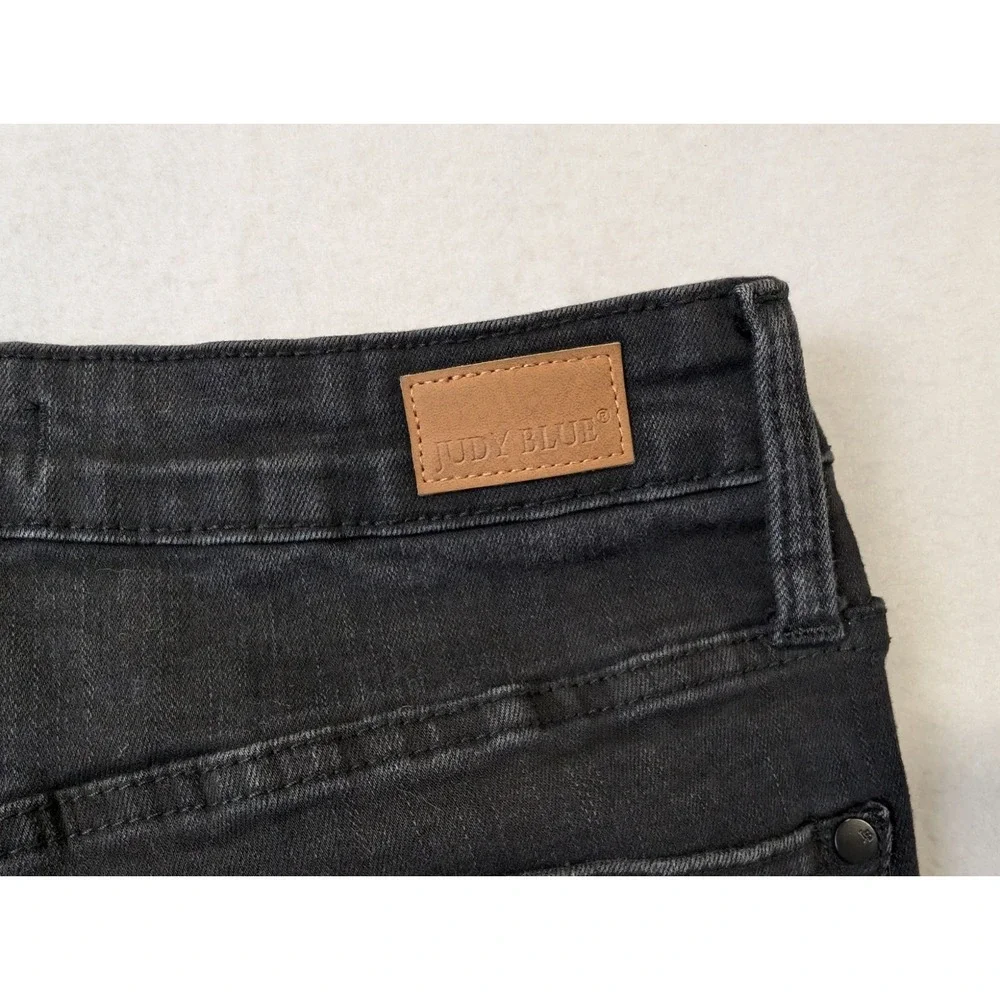 Judy Blue Womens Black‎ Skinny Jeans Size 16W Cotton Blend Stretch Denim
